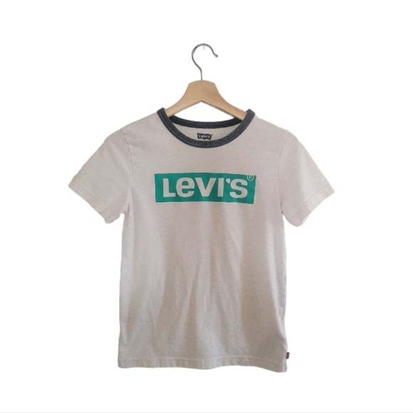 Levi's Other - LEVI'S Kids Tee with Green Logo and Gray Trim